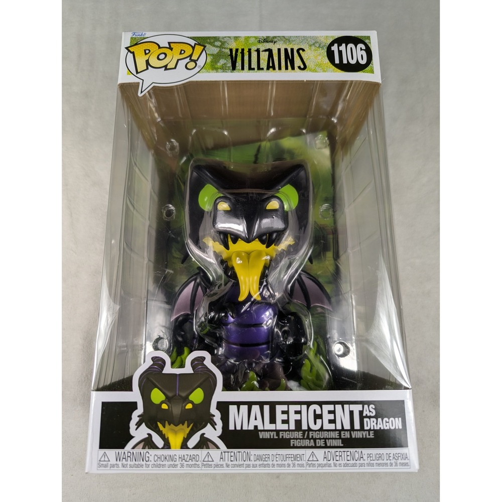NEW Funko Pop Jumbo Disney Villains Maleficent Dragon 1106‎